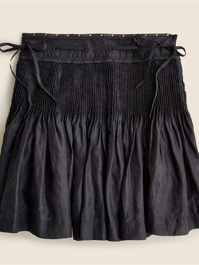 Black J Crew  Waist Tie-Accent Women’s Skirt
